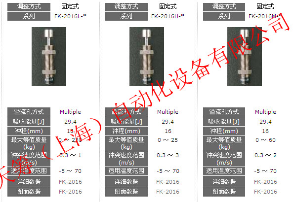 日本不二緩沖器